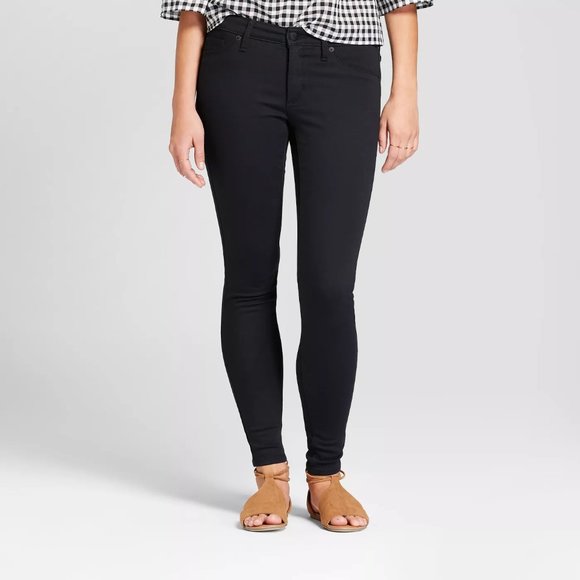 Universal Thread Denim - NWT Size 4 (27) Black Mid Rise Jeggings
